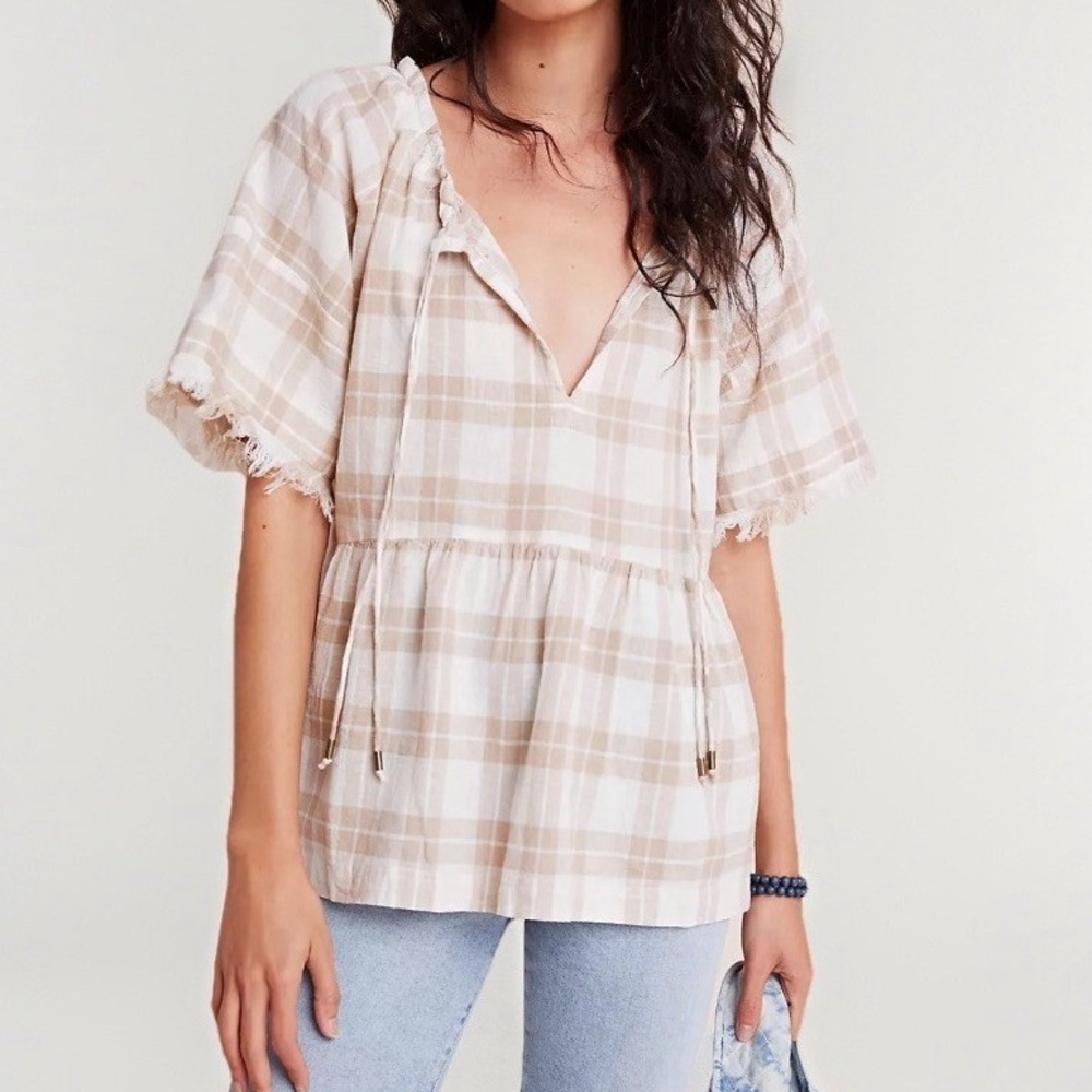 Anthropologie Pilcro and the Letterpress Babydoll Top - Medium NWT